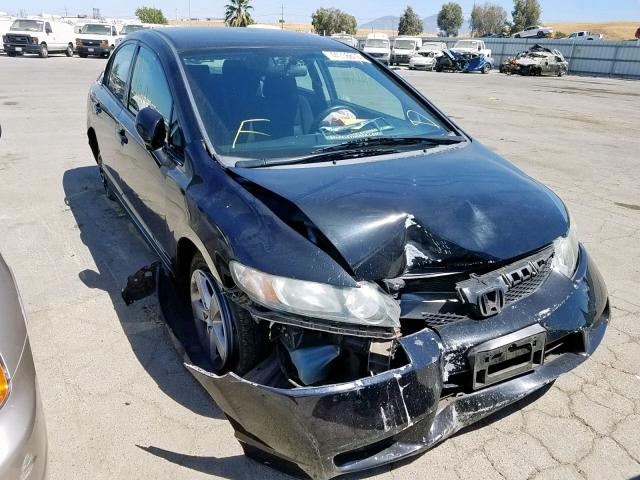 2HGFA1F62AH517887 - 2010 HONDA CIVIC LX-S BLACK photo 1