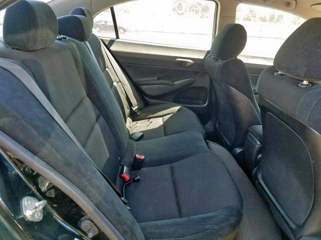 2HGFA1F62AH517887 - 2010 HONDA CIVIC LX-S BLACK photo 6