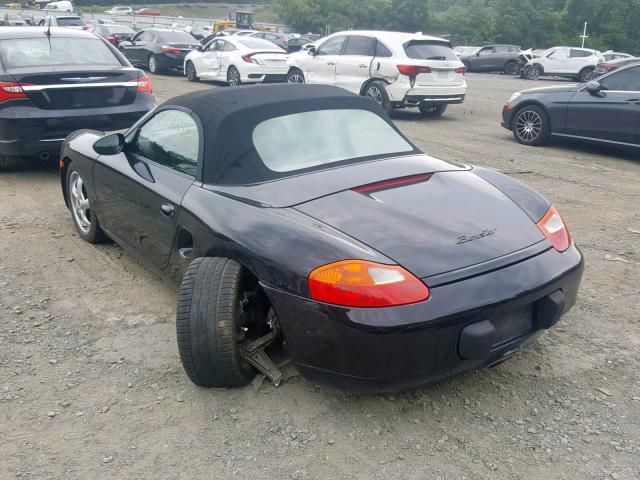 WP0CA2983XU633397 - 1999 PORSCHE BOXSTER BLACK photo 3