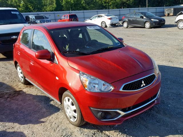 ML32A3HJ8HH006665 - 2017 MITSUBISHI MIRAGE ES RED photo 1