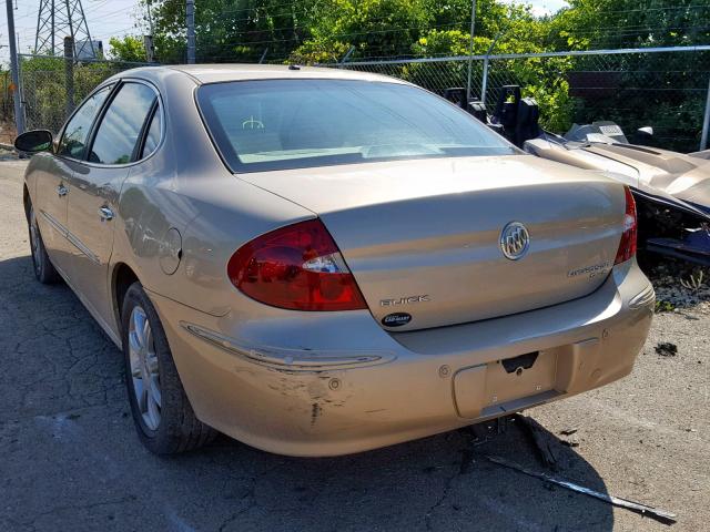 2G4WE567151157217 - 2005 BUICK LACROSSE C TAN photo 3