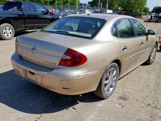 2G4WE567151157217 - 2005 BUICK LACROSSE C TAN photo 4