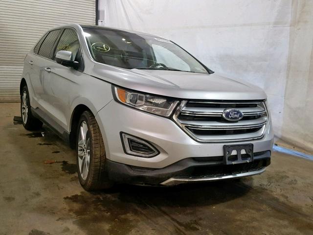 2FMPK4K84GBB76010 - 2016 FORD EDGE TITAN SILVER photo 1