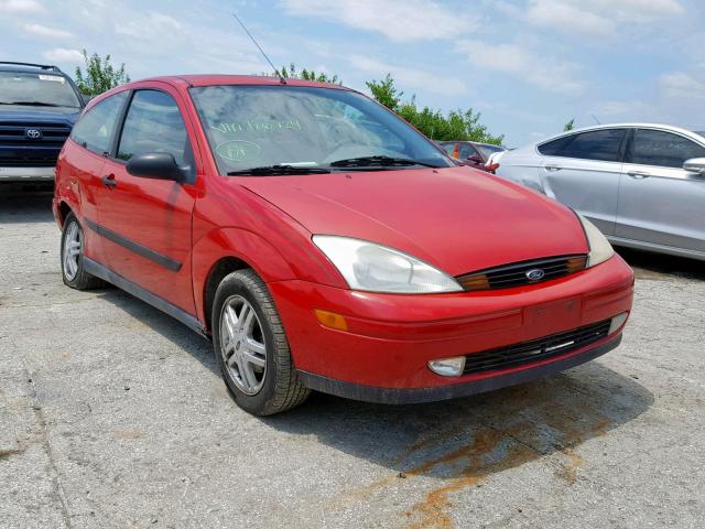 3FAFP313XYR126724 - 2000 FORD FOCUS ZX3 RED photo 1