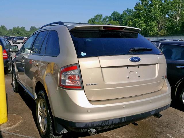 2FMDK48C07BB28745 - 2007 FORD EDGE SEL TAN photo 3