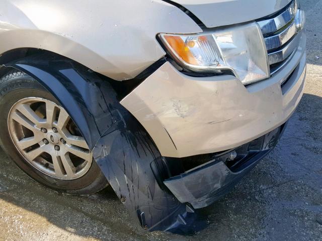 2FMDK48C07BB28745 - 2007 FORD EDGE SEL TAN photo 9