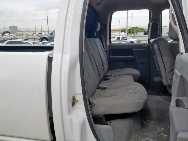 3D7KS28C46G158803 - 2006 DODGE RAM 2500 S WHITE photo 6