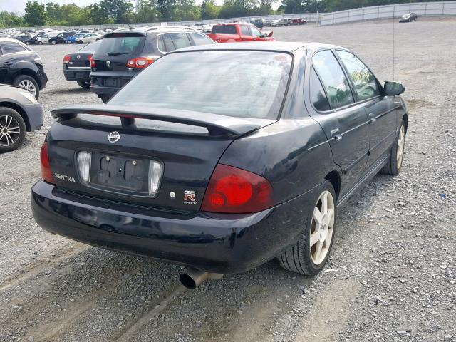 3N1AB51D06L547202 - 2006 NISSAN SENTRA SE- BLACK photo 4