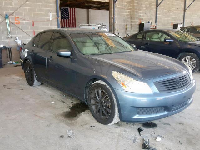 JNKCV61E79M015143 - 2009 INFINITI G37 BASE BLUE photo 1