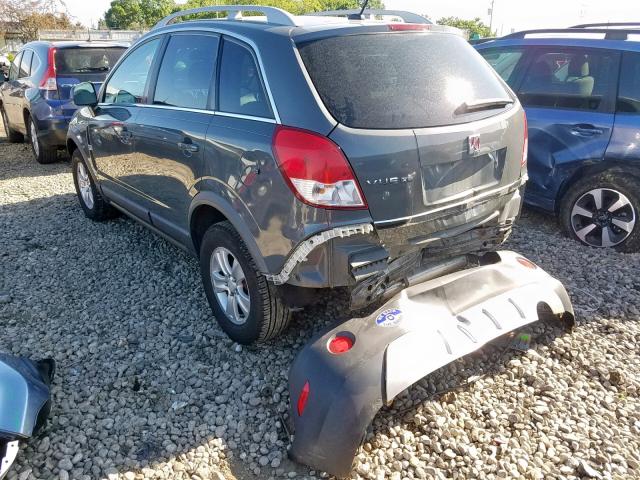 3GSCL33P38S512195 - 2008 SATURN VUE XE GRAY photo 3