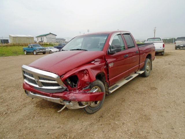 3D7KR28D87G756351 - 2007 DODGE RAM 2500 S 红色 照片 2