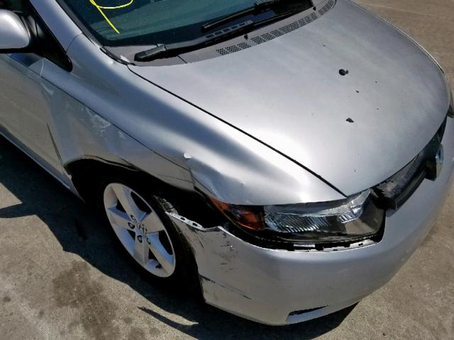 2HGFG12857H568413 - 2007 HONDA CIVIC EX GRAY photo 9