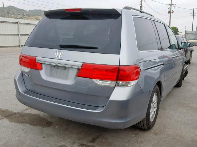 5FNRL38419B019033 - 2009 HONDA ODYSSEY EX SILVER photo 4