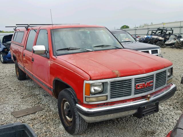 1GTGC33K8NJ701259 - 1992 GMC SIERRA C35 RED photo 1