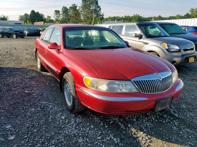 1LNFM97VXWY690219 - 1998 LINCOLN CONTINENTA MAROON photo 1