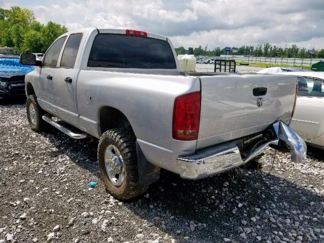 3D7KS28C75G779192 - 2005 DODGE RAM 2500 S Արծաթագույն լուսանկար 3