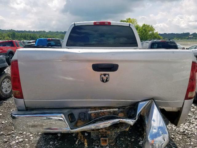 3D7KS28C75G779192 - 2005 DODGE RAM 2500 S Արծաթագույն լուսանկար 9