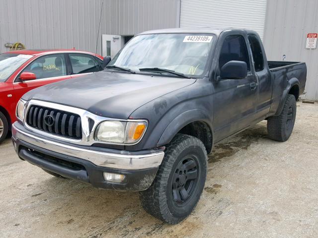 5TESN92N72Z080052 - 2002 TOYOTA TACOMA XTR 勃艮第红 照片 2