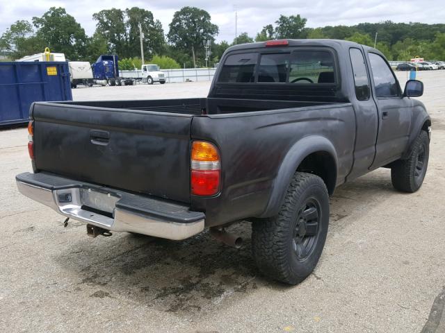 5TESN92N72Z080052 - 2002 TOYOTA TACOMA XTR 勃艮第红 照片 4