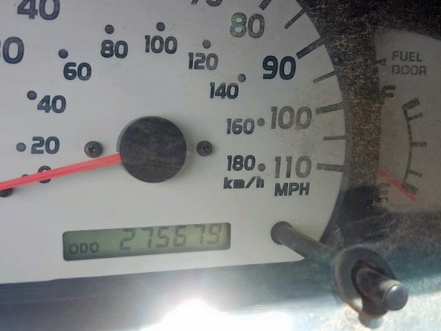 5TESN92N72Z080052 - 2002 TOYOTA TACOMA XTR 勃艮第红 照片 8