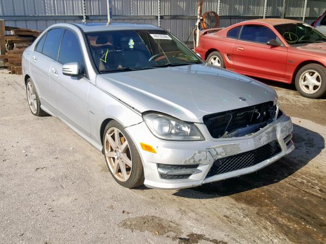 WDDGF4HB8CR197192 - 2012 MERCEDES-BENZ C 250 SILVER photo 1