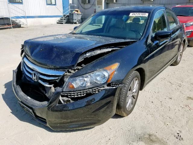 1HGCP2F81BA136881 - 2011 HONDA ACCORD EXL BLACK photo 1