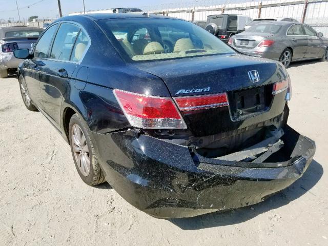 1HGCP2F81BA136881 - 2011 HONDA ACCORD EXL BLACK photo 3