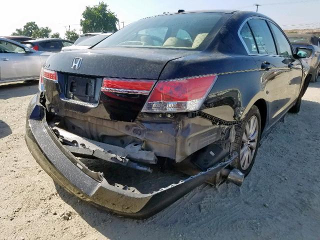 1HGCP2F81BA136881 - 2011 HONDA ACCORD EXL BLACK photo 4