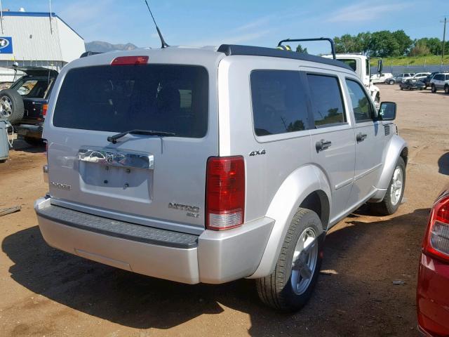 1D4PU5GK5BW541863 - 2011 DODGE NITRO SXT SILVER photo 4