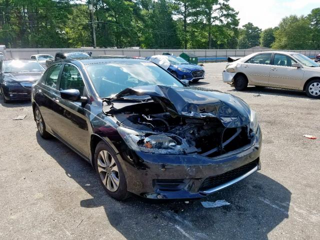 1HGCR2F35EA169529 - 2014 HONDA ACCORD LX BLACK photo 1