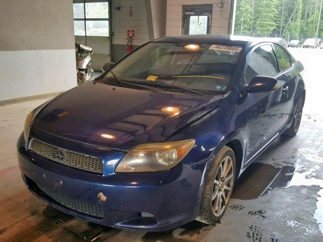JTKDE177870165826 - 2007 TOYOTA SCION TC შავი ფოტო 2