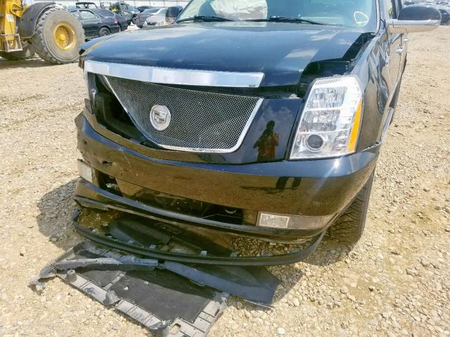 1GYEC63877R266276 - 2007 CADILLAC ESCALADE L BLACK photo 9