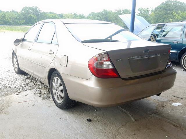4T1BE30K74U307527 - 2004 TOYOTA CAMRY LE GOLD photo 3