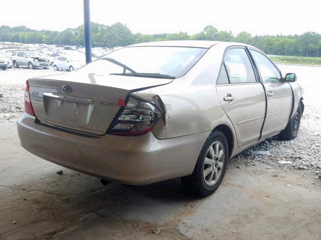 4T1BE30K74U307527 - 2004 TOYOTA CAMRY LE GOLD photo 4