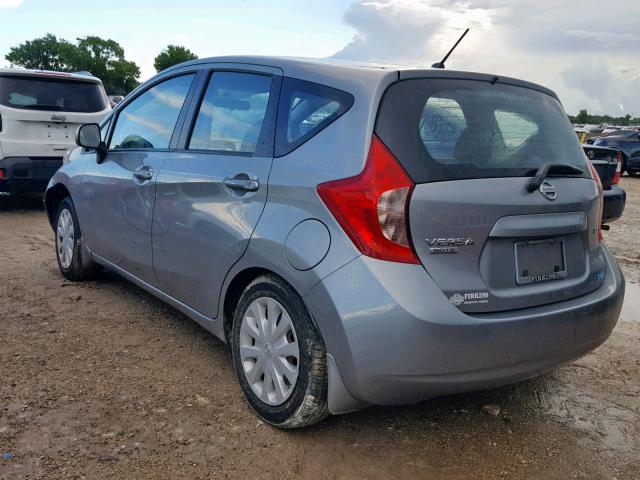 3N1CE2CP1EL424156 - 2014 NISSAN VERSA NOTE GRAY photo 3