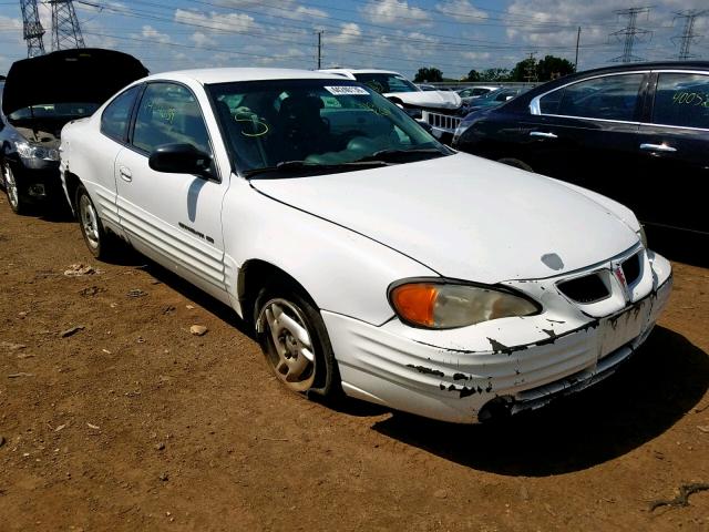 1G2NE12T7XM895658 - 1999 PONTIAC GRAND AM S WHITE photo 1