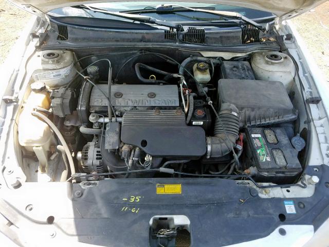 1G2NE12T7XM895658 - 1999 PONTIAC GRAND AM S WHITE photo 7