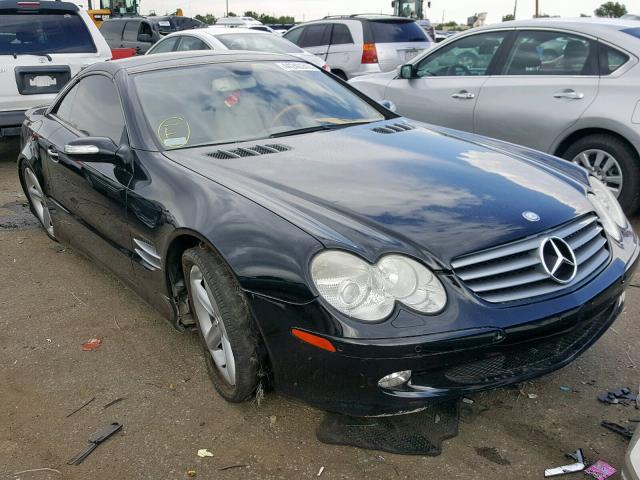 WDBSK75F35F088120 - 2005 MERCEDES-BENZ SL 500 BLACK photo 1