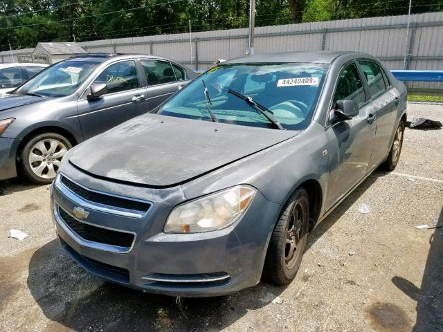 1G1ZG57B684212311 - 2008 CHEVROLET MALIBU LS GRAY photo 2