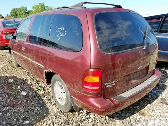 2FMZA5148WBD94319 - 1998 FORD WINDSTAR W MAROON photo 3