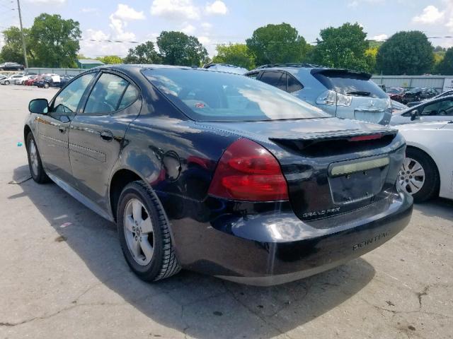 2G2WP582761190020 - 2006 PONTIAC GRAND PRIX BLACK photo 3