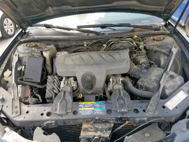 2G2WP582761190020 - 2006 PONTIAC GRAND PRIX BLACK photo 7