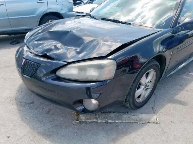2G2WP582761190020 - 2006 PONTIAC GRAND PRIX BLACK photo 9