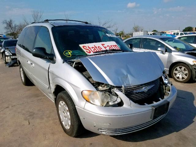 2C4GP44R44R607461 - 2004 CHRYSLER TOWN & COU SILVER photo 1