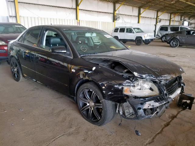 WAUAF78E98A111497 - 2008 AUDI A4 2.0T BLACK photo 1