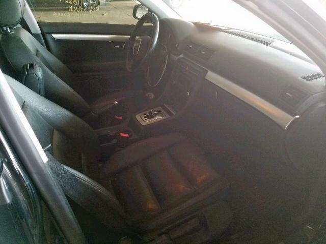 WAUAF78E98A111497 - 2008 AUDI A4 2.0T BLACK photo 5