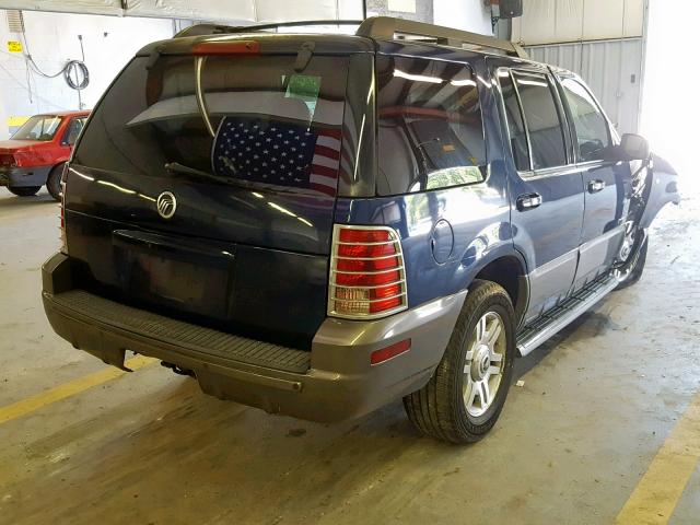 4M2ZU86W35ZJ23410 - 2005 MERCURY MOUNTAINEE BLUE photo 4