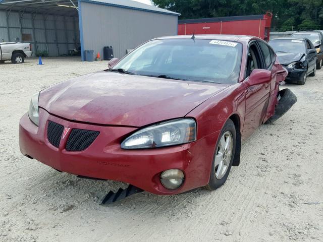 2G2WS522151137576 - 2005 PONTIAC GRAND PRIX MAROON photo 2