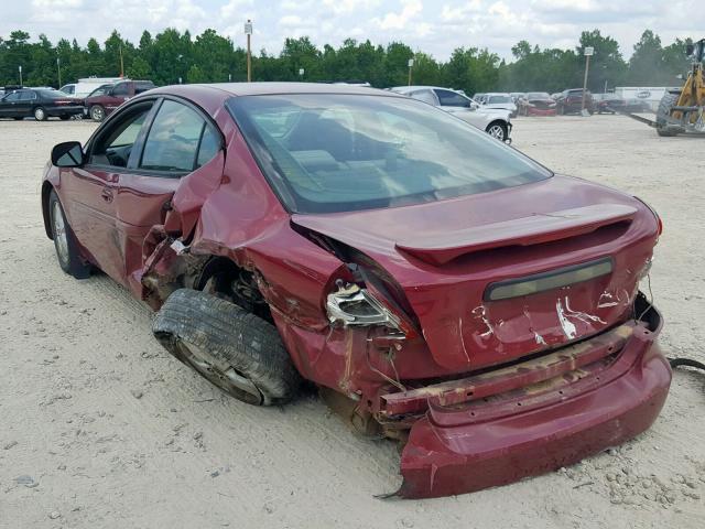 2G2WS522151137576 - 2005 PONTIAC GRAND PRIX MAROON photo 3
