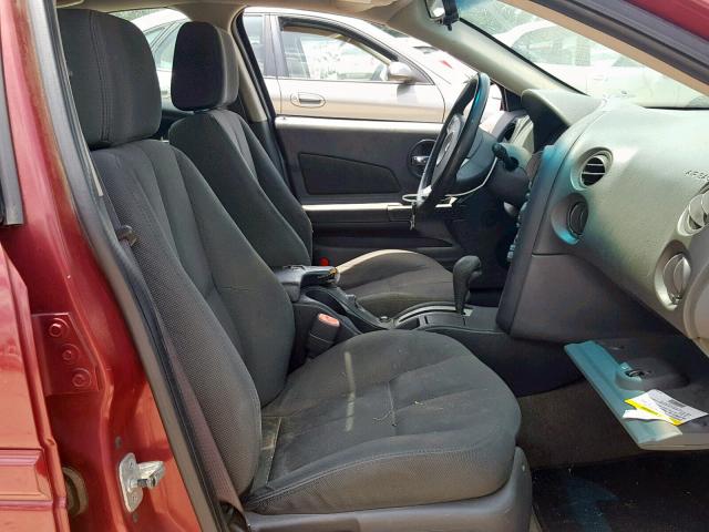 2G2WS522151137576 - 2005 PONTIAC GRAND PRIX MAROON photo 5